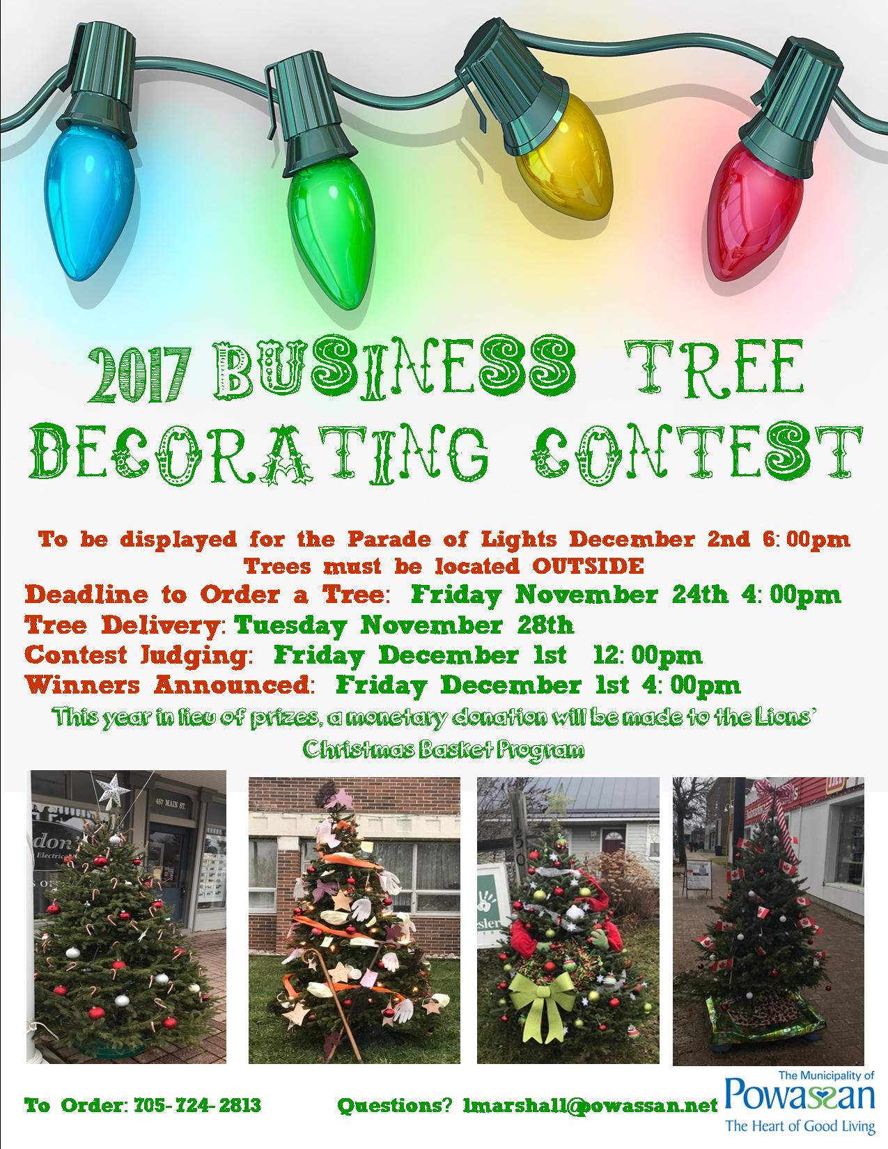 Business Tree Decorating Contest | Municipality of Powassan